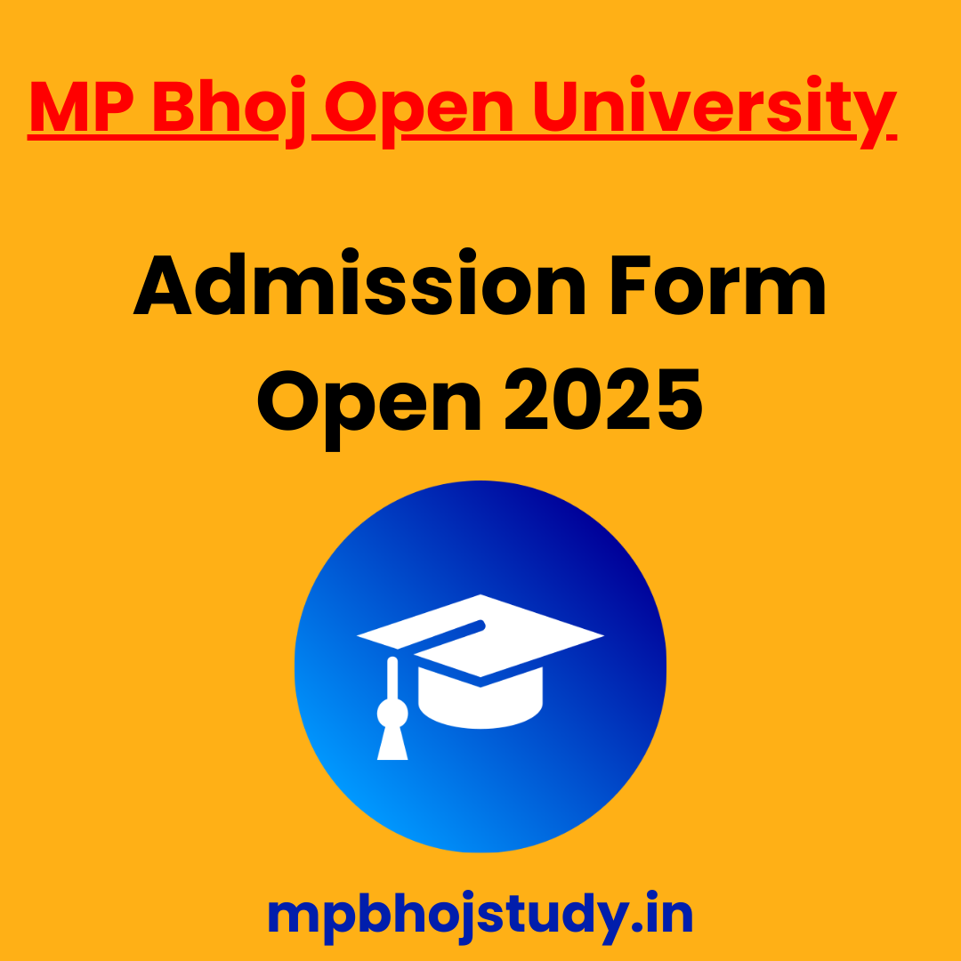 MP BHOJ Open University Admission Form 2025