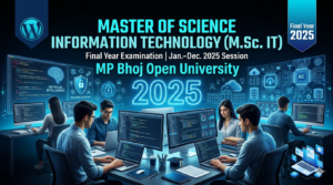 MP Bhoj Open University M.Sc. IT Result Declared
